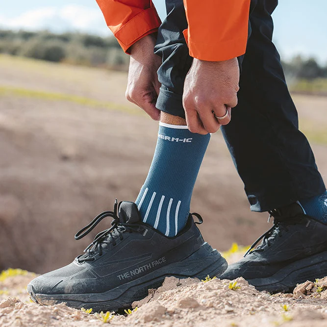 Hiking Socks - Outdoor Light Crew White/Navy