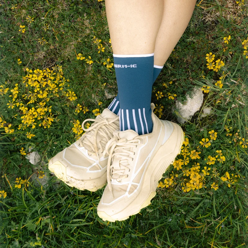 Hiking Socks - Outdoor Light Crew White/Navy