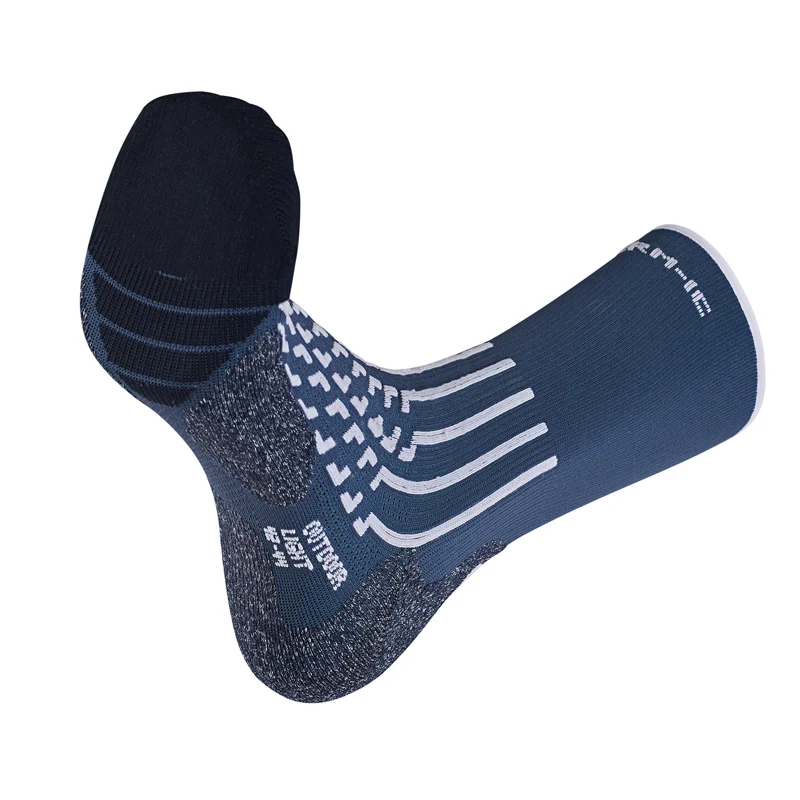 Hiking Socks - Outdoor Light Crew White/Navy