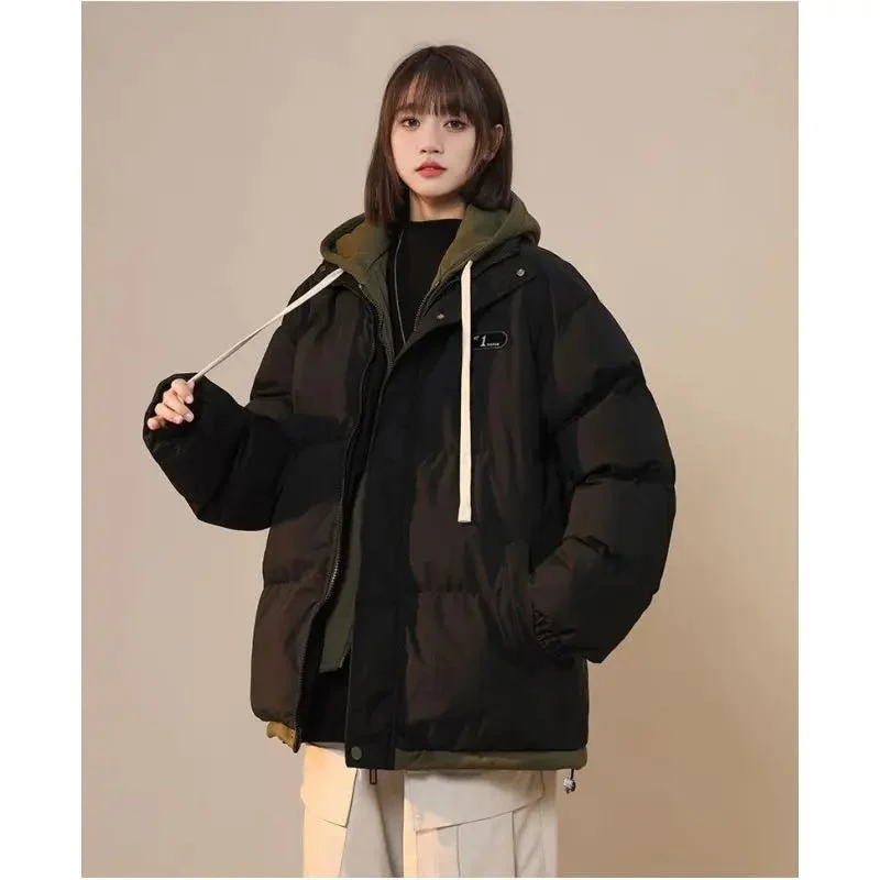 Y2K Harajuku Vintage Jacke - Koreanischer Stil Patch Fake Zweiteiler Design