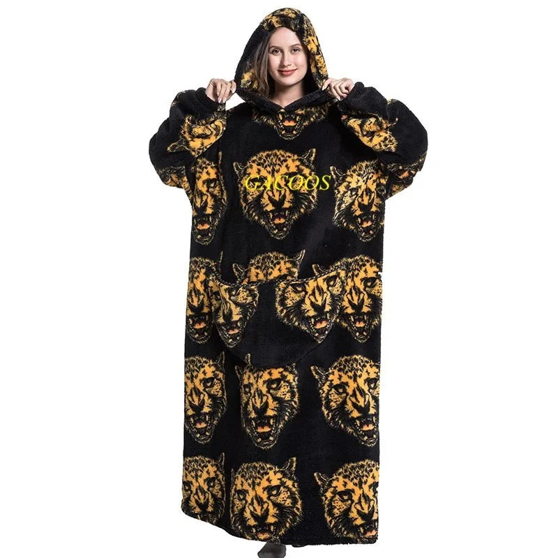 Kuschelige, übergroße Hoodie-Decke für ultimative Wärme und Stil