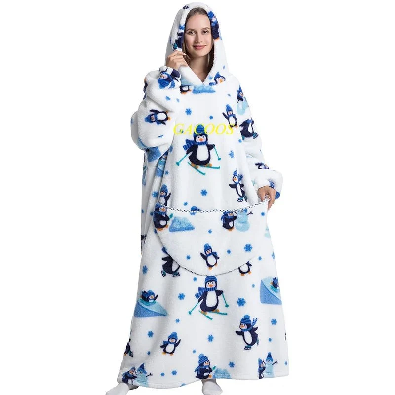 Kuschelige, übergroße Hoodie-Decke für ultimative Wärme und Stil