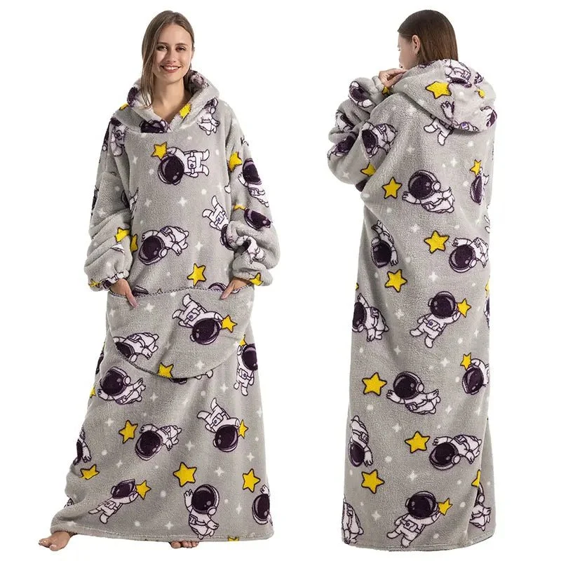 Kuschelige, übergroße Hoodie-Decke für ultimative Wärme und Stil