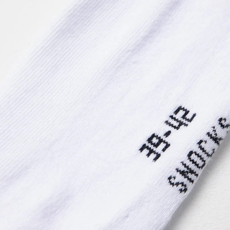 Retro Sneaker Socken | Schwarz-Weiß (Streifen)