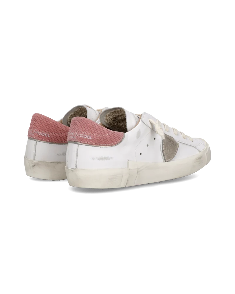 Sneakers Prsx Women, White Dusty Pink