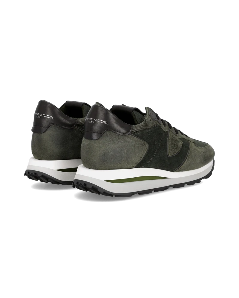Sneakers Tropez Haute Running Men, Military Green White