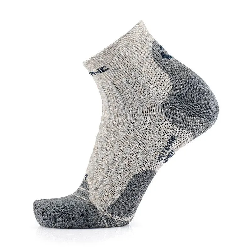 Hiking Socks - Outdoor Light Linen ankle Light Grey/Charcoal