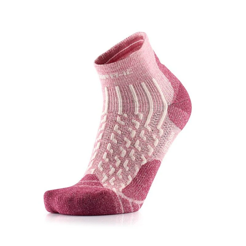 Hiking Socks - Outdoor Light Linen Ankle women Pastel Pink/Strawberry