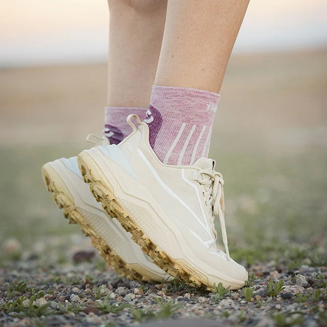 Hiking Socks - Outdoor Light Linen Ankle women Pastel Pink/Strawberry