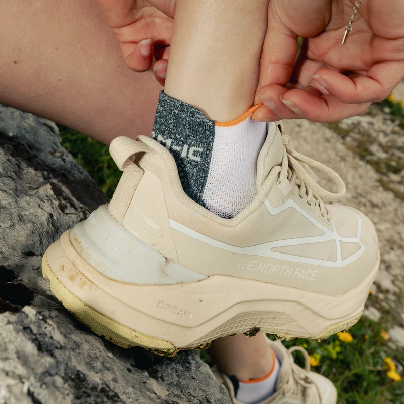 Hiking Socks - Outdoor Fast Light Off white/Charcoal