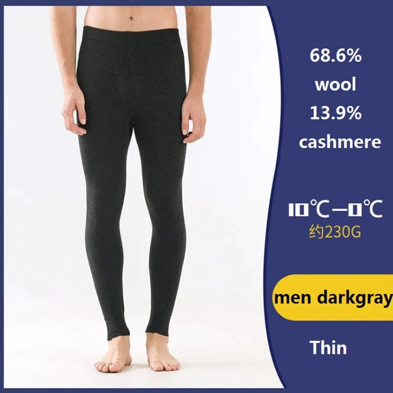 Thermounterwäsche aus Merinowolle: Unisex-Leggings für ultimative Wärme und Komfort im Winter