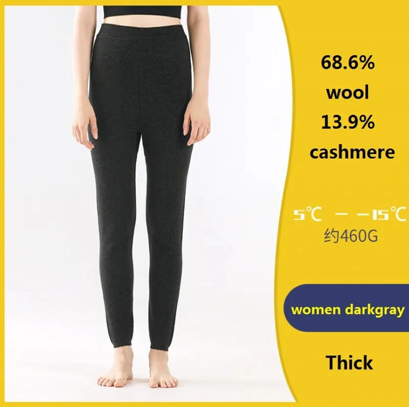 Thermounterwäsche aus Merinowolle: Unisex-Leggings für ultimative Wärme und Komfort im Winter