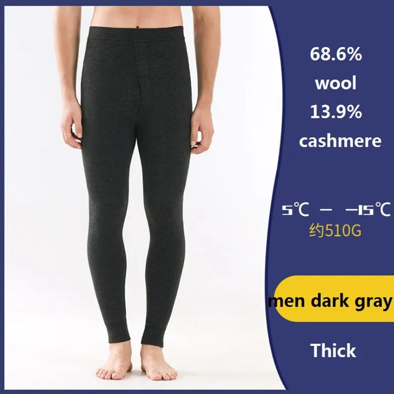 Thermounterwäsche aus Merinowolle: Unisex-Leggings für ultimative Wärme und Komfort im Winter