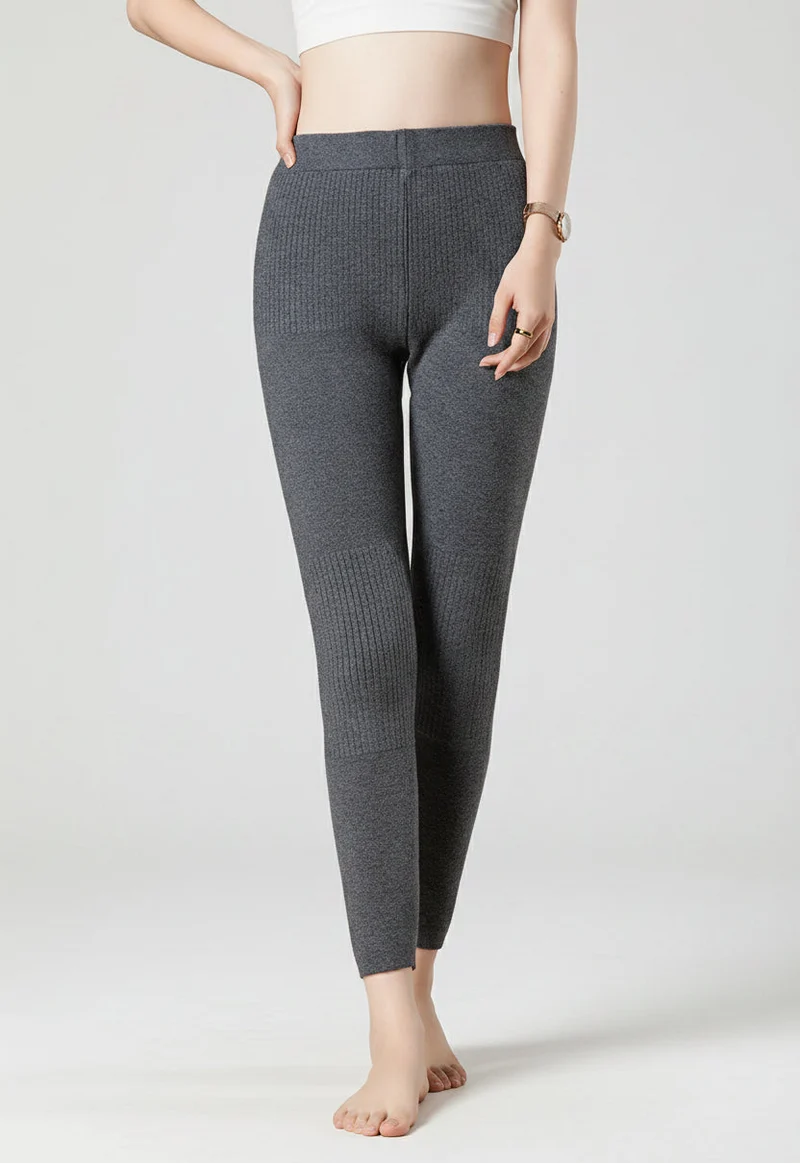 Kuschelige Kaschmir-Thermohose für Damen und Herren – Schmal geschnittene Strickhose für ultimativen Komfort