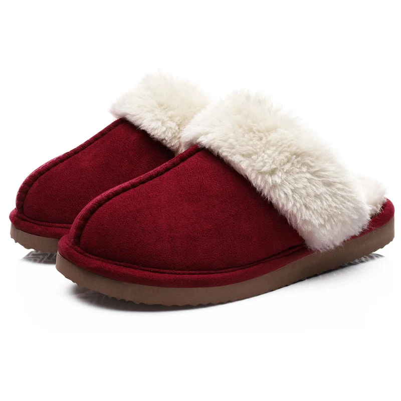 Comwarm Winterflauschige Hausschuhe für Damen - Bequeme Pantoletten und Indoor-Sandalen aus Kunstfell