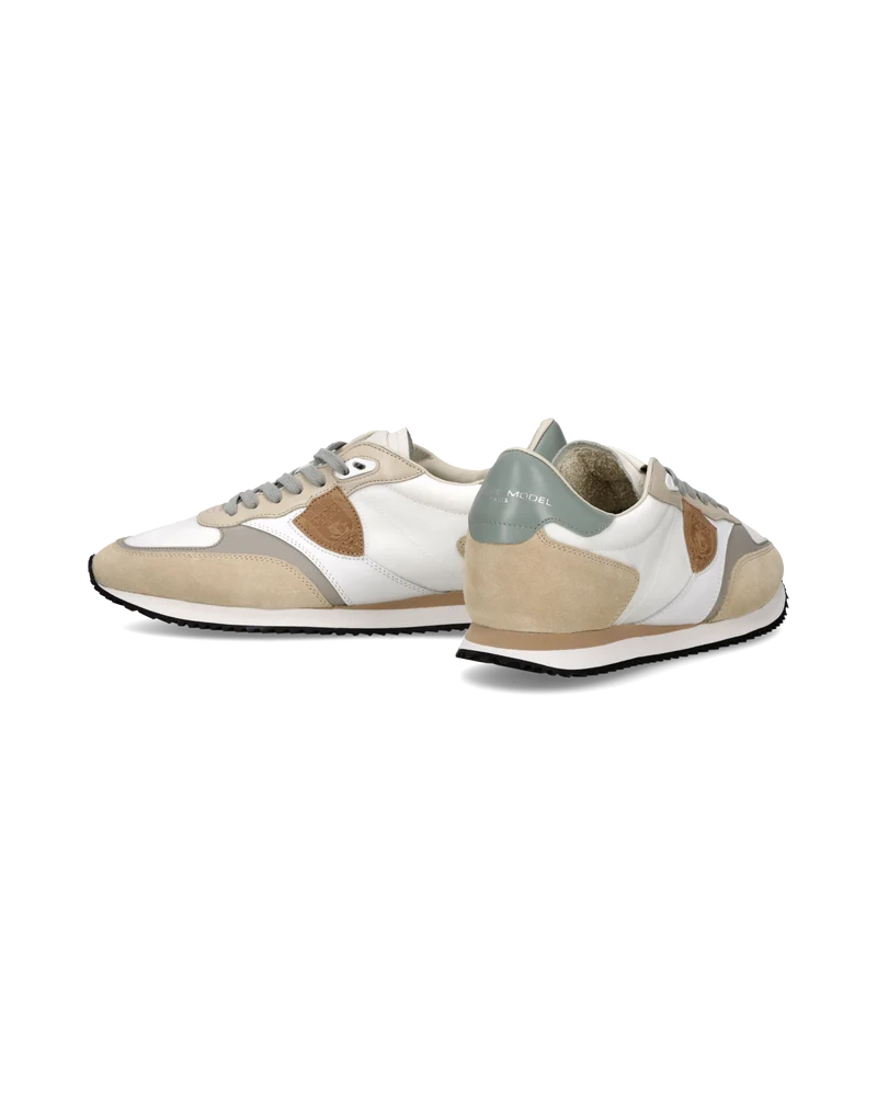 Sneakers Blville Men, White Sage Beige
