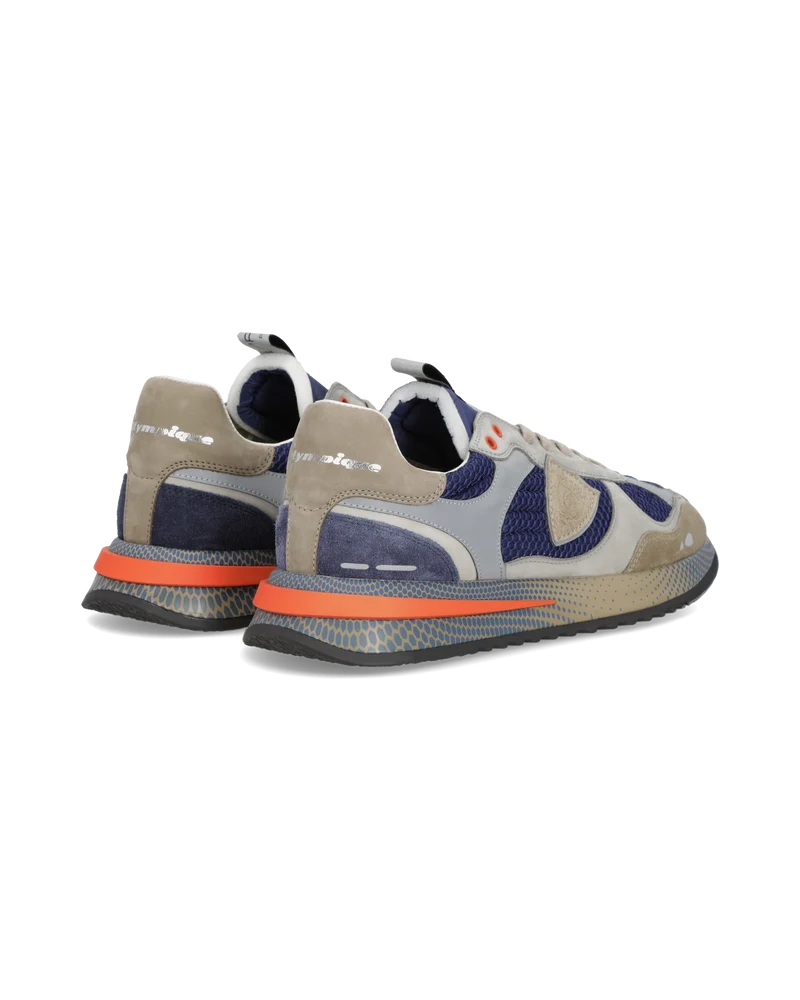 Sneakers Olympique Running Men, Grey Blue