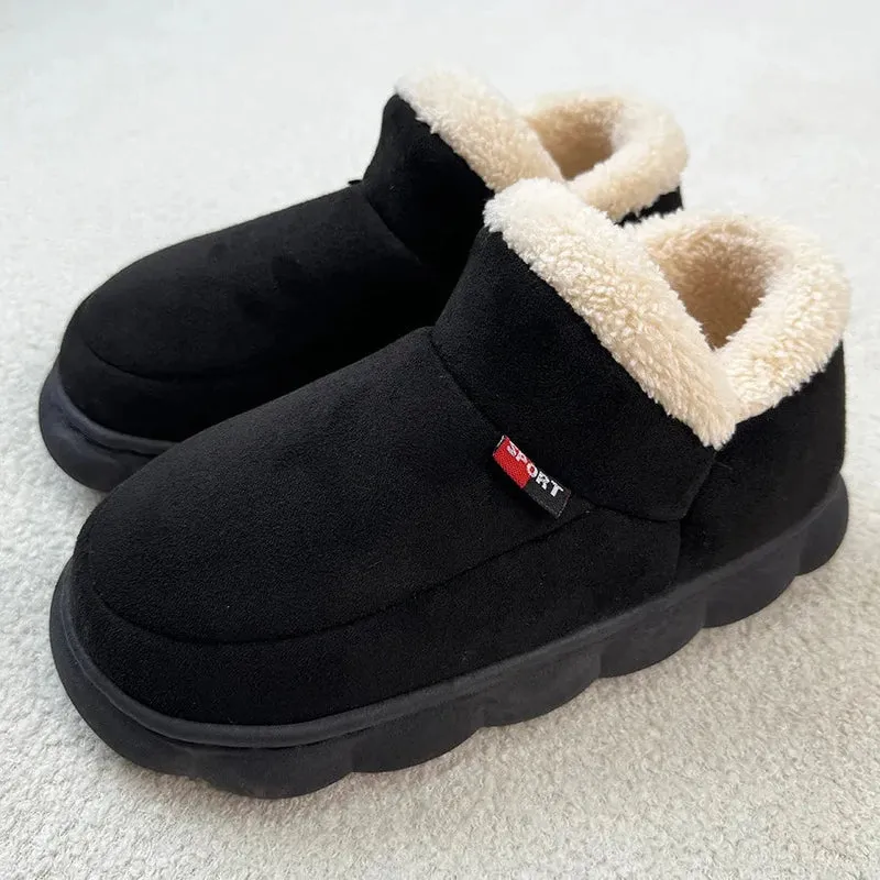 Asgard Winterkuschelpantoffeln für Damen und Herren – rutschfeste Fell-Schneestiefel
