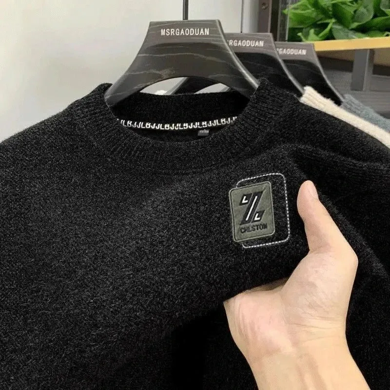 Herren-Strickpullover mit Fleecefutter – Gemütlicher Komfort für Herbst und Winter