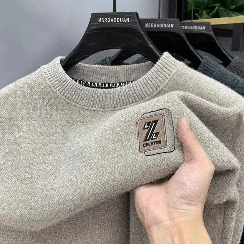 Herren-Strickpullover mit Fleecefutter – Gemütlicher Komfort für Herbst und Winter