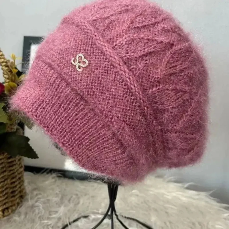 Kuschelige Damen-Winterstrickmütze für ultimative Wärme und Stil