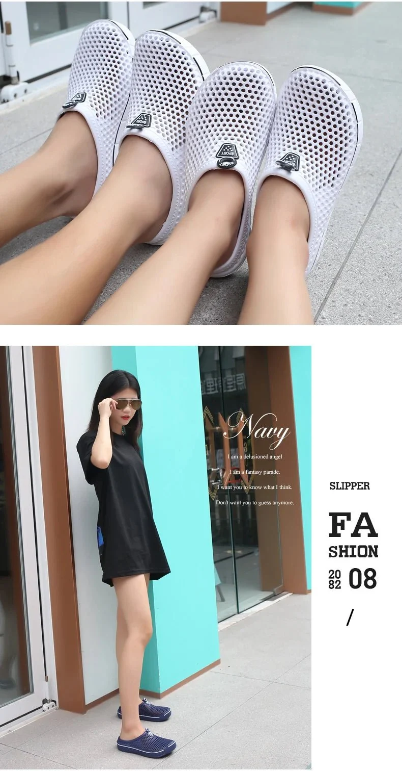 Paar-Slipper zum Hineinschlüpfen: Bequeme und atmungsaktive Sommerclogs für den Alltag