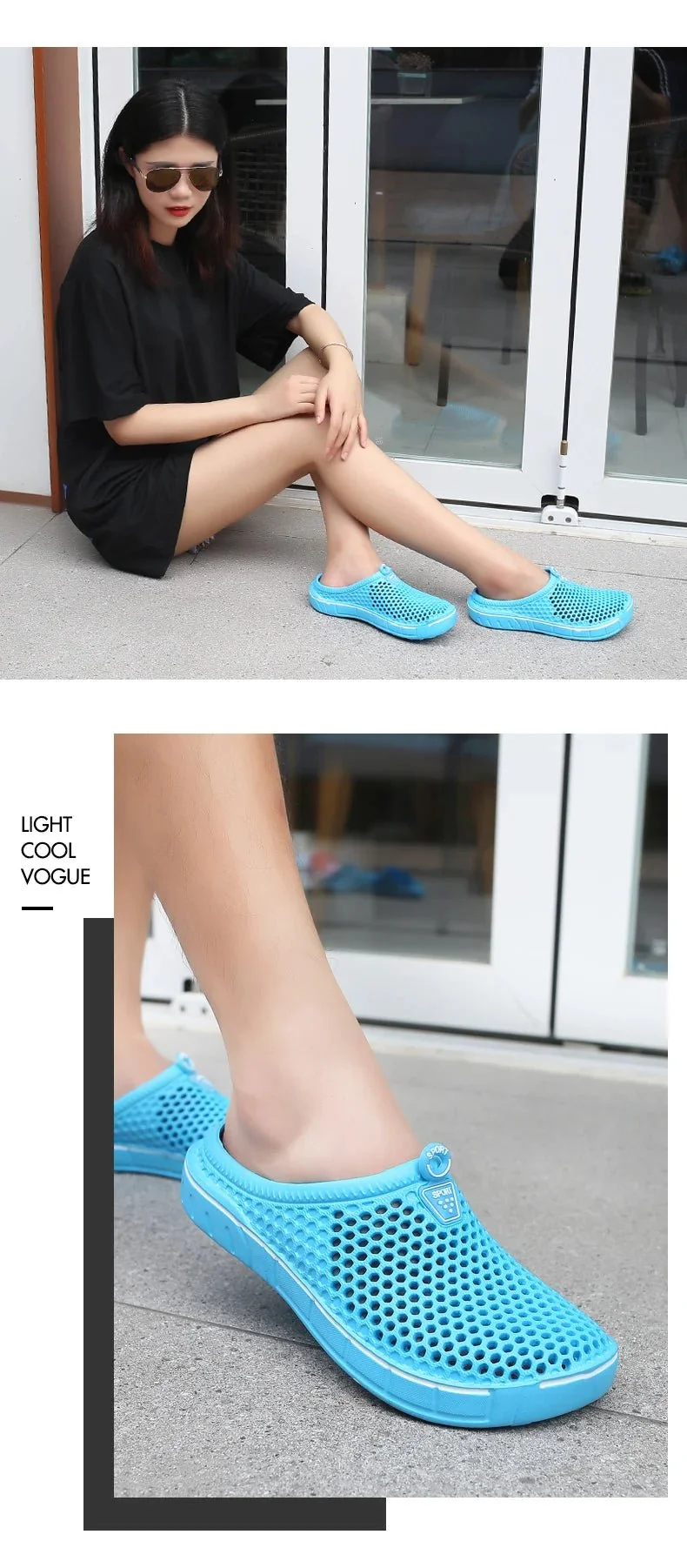 Paar-Slipper zum Hineinschlüpfen: Bequeme und atmungsaktive Sommerclogs für den Alltag
