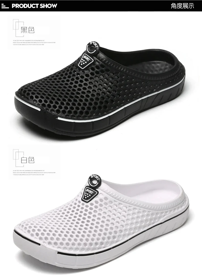 Paar-Slipper zum Hineinschlüpfen: Bequeme und atmungsaktive Sommerclogs für den Alltag