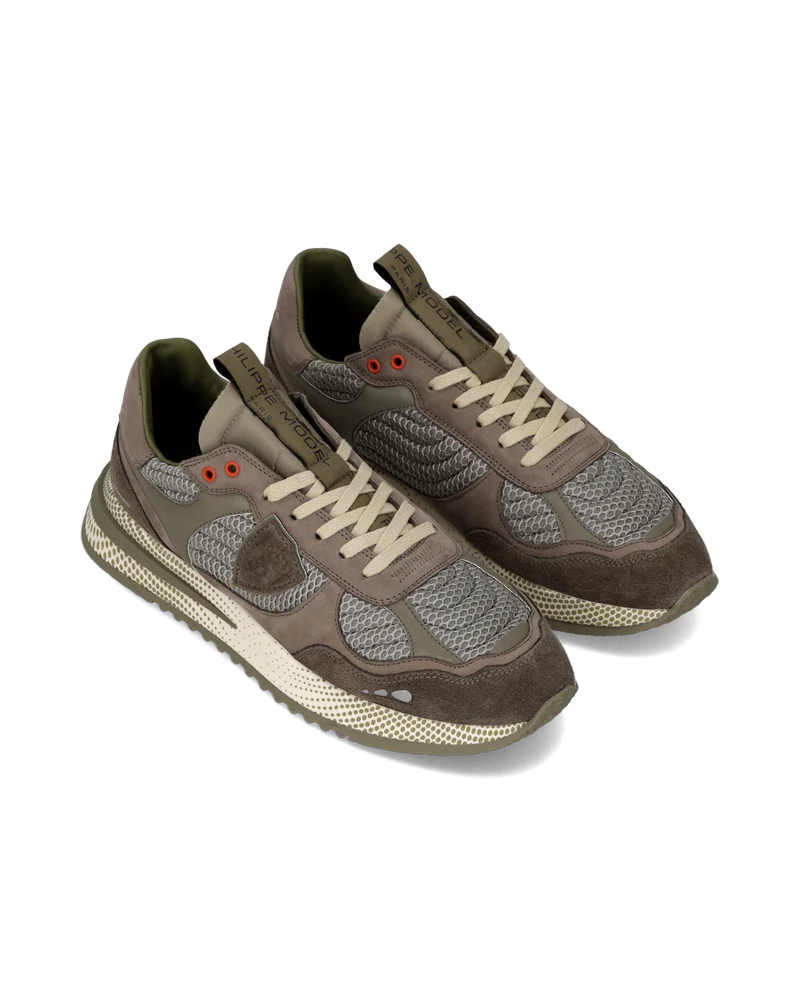 Sneakers Olympique Running Men, Mud Military Green