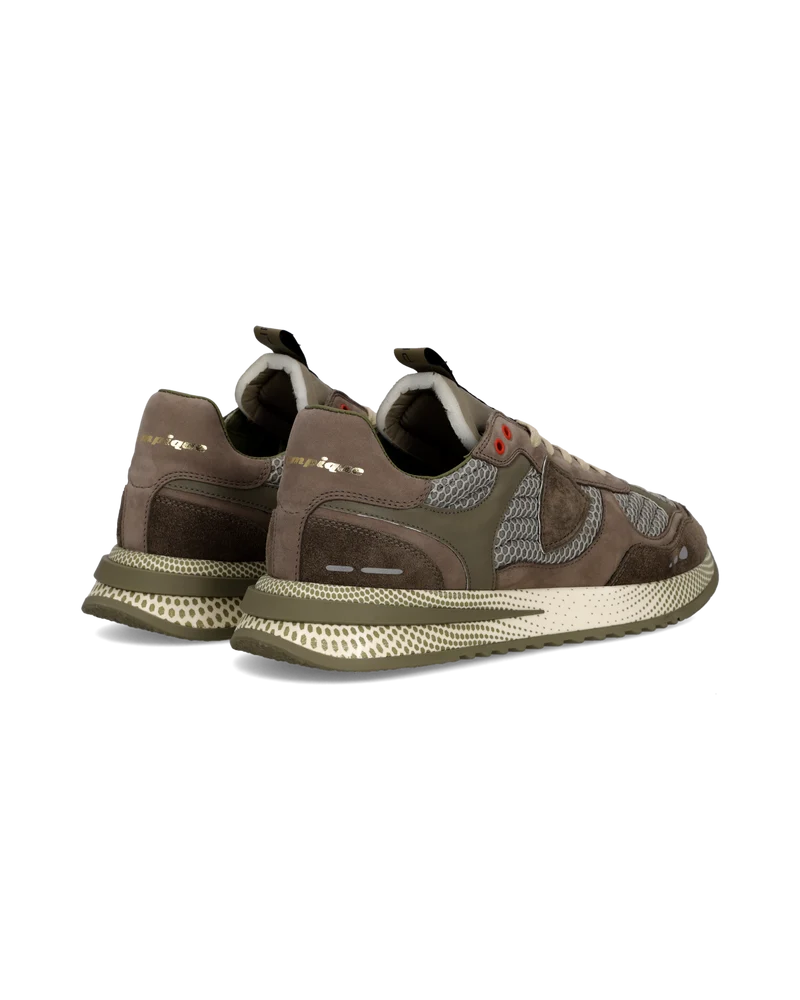 Sneakers Olympique Running Men, Mud Military Green
