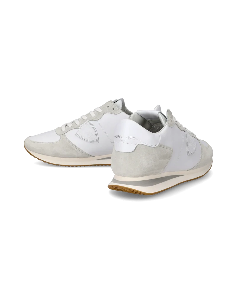 Men's Trpx Low-Top Sneakers in Leather, White