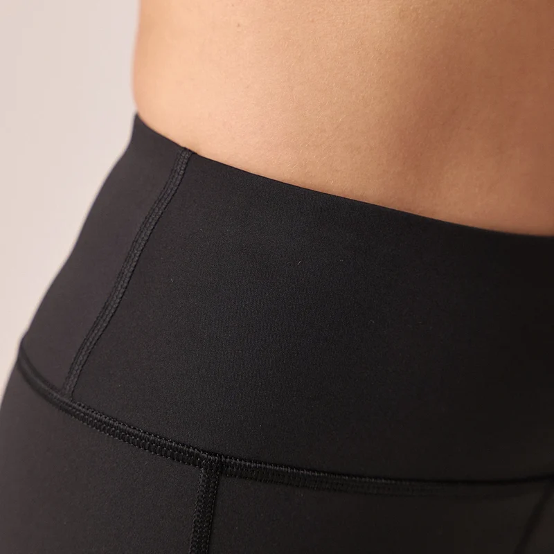 Leggings mit Tasche | Schwarz