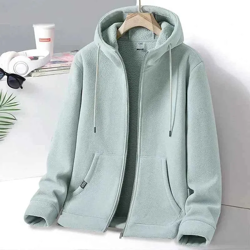 Outdoor-Fleecejacke mit Kapuze für Damen und Herren – perfekt für Outdoor-Abenteuer
