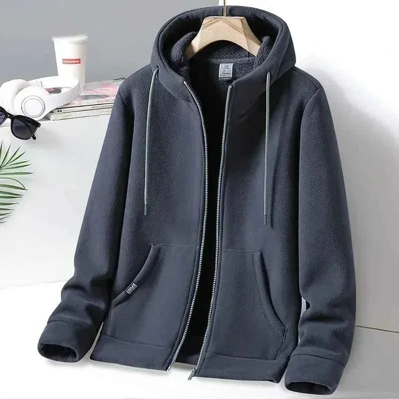 Outdoor-Fleecejacke mit Kapuze für Damen und Herren – perfekt für Outdoor-Abenteuer