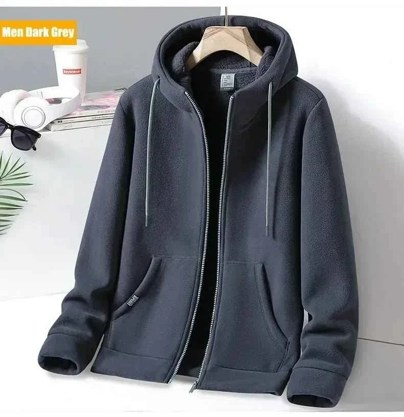 Outdoor-Fleecejacke mit Kapuze für Damen und Herren – perfekt für Outdoor-Abenteuer