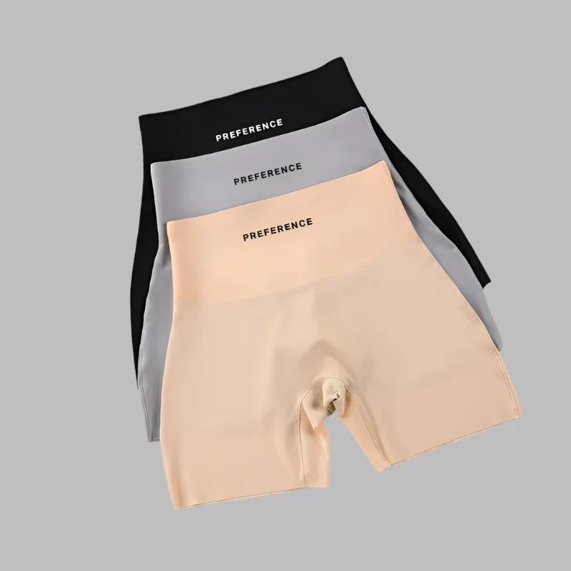 Nahtlose Sicherheitsshorts in Übergrößen für Damen – 3er-Pack nahtlose Sicherheitsshorts in Übergrößen