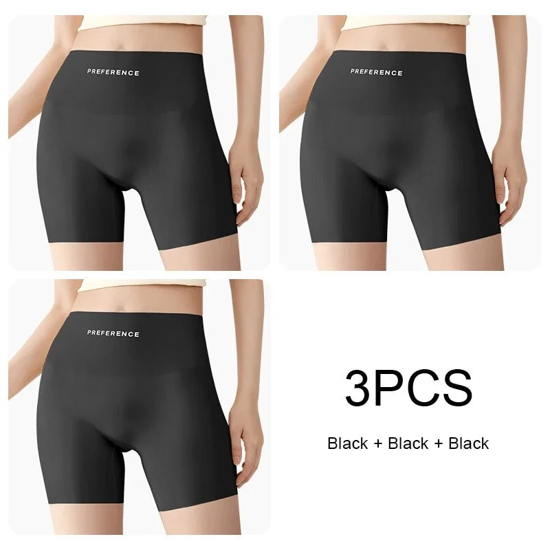 Nahtlose Sicherheitsshorts in Übergrößen für Damen – 3er-Pack nahtlose Sicherheitsshorts in Übergrößen