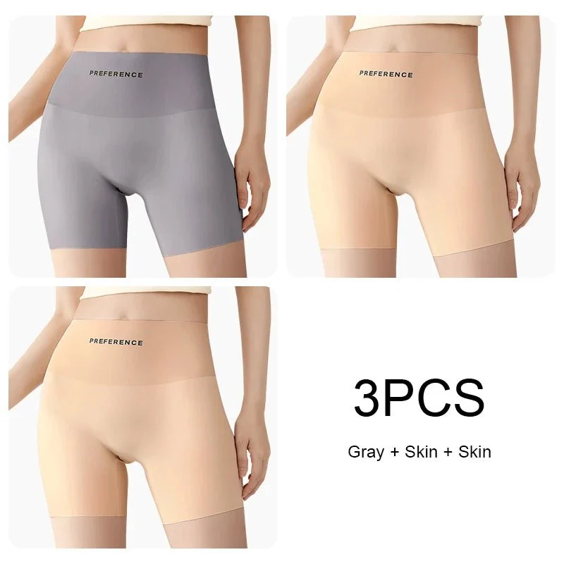 Nahtlose Sicherheitsshorts in Übergrößen für Damen – 3er-Pack nahtlose Sicherheitsshorts in Übergrößen