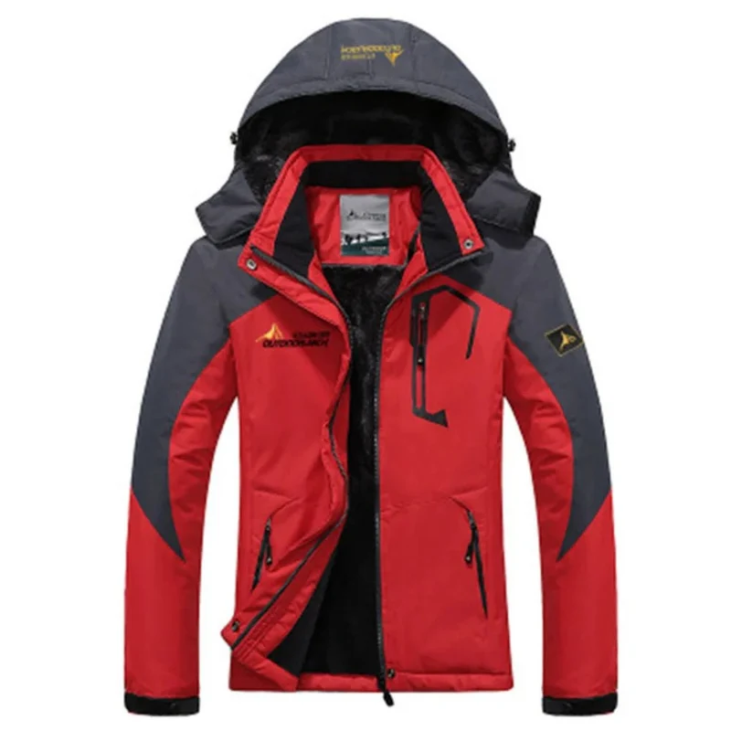 Militärischer Winterparka für Herren mit Fellfutter für optimalen Kälteschutz