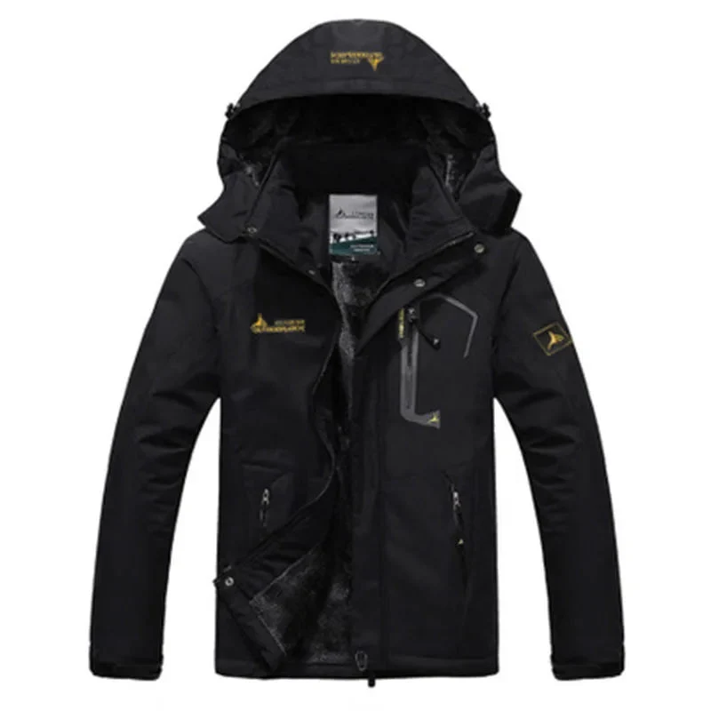 Militärischer Winterparka für Herren mit Fellfutter für optimalen Kälteschutz