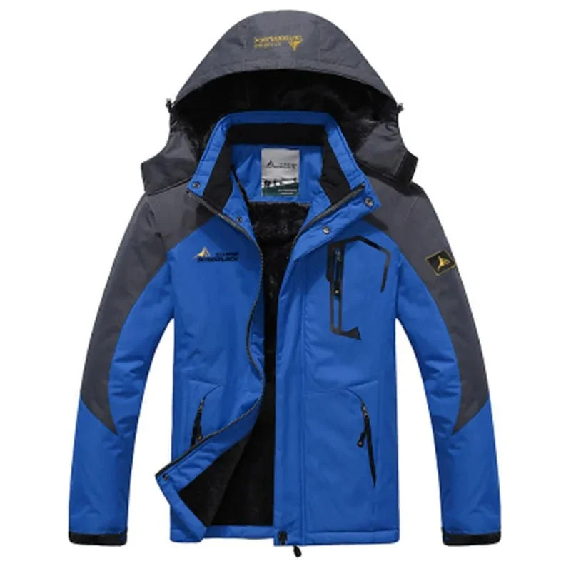 Militärischer Winterparka für Herren mit Fellfutter für optimalen Kälteschutz