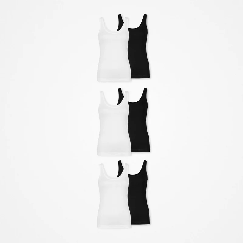 Damen Tank Tops | Schwarz-Weiß
