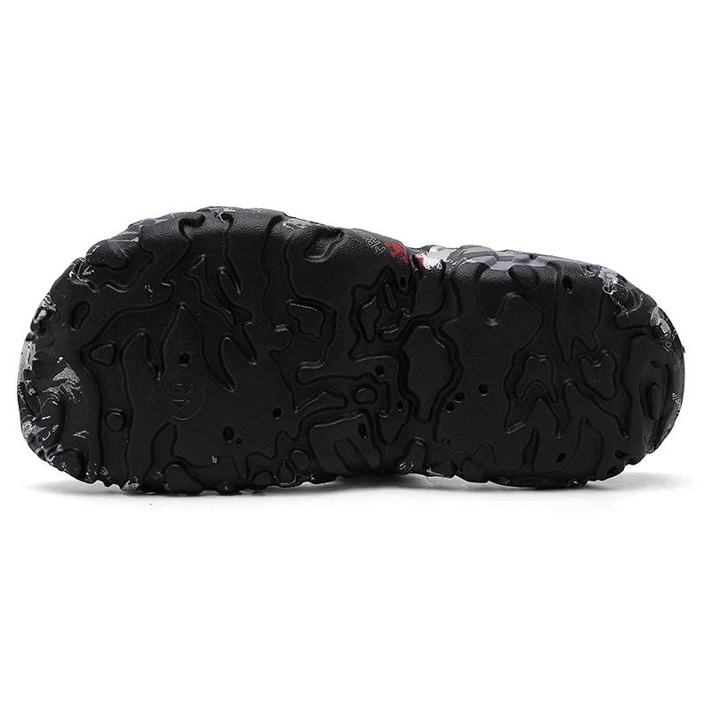 Camouflage-Plateausandalen für Damen und Herren – Stilvolle Clogs und Strandsandalen