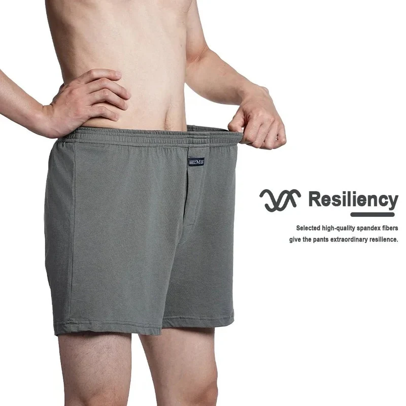 Herren-Boxershorts aus Baumwolle – 100 % Baumwolle, hoher Bund, lässiges Karomuster, Übergrößen (M–3XL)
