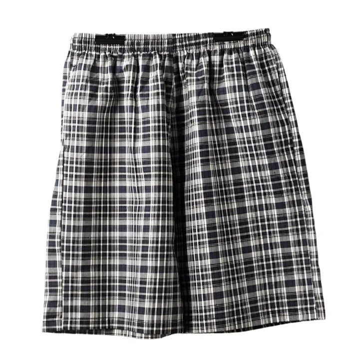 Herren-Boxershorts aus 100 % Baumwolle – Bequeme karierte Schlafbekleidung mit lockerer Passform