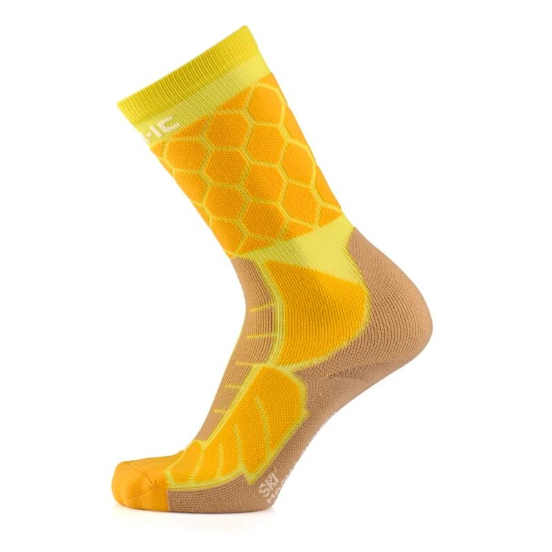 Kids ski socks - Ski Magma Cushion Junior Orange/Yellow