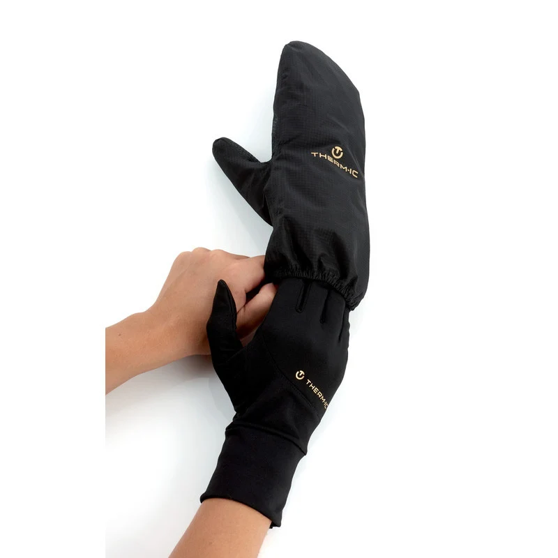 Waterproof overgloves - Weather Shield Cover black/orange