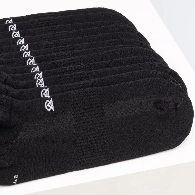 Asaka 6er-Pack Sneakersocken Bambus Schwarz A+ Fiber®