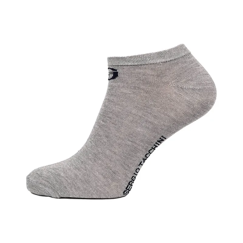 Sergio Tacchini 3er Pack graue Sneakersocken Herren