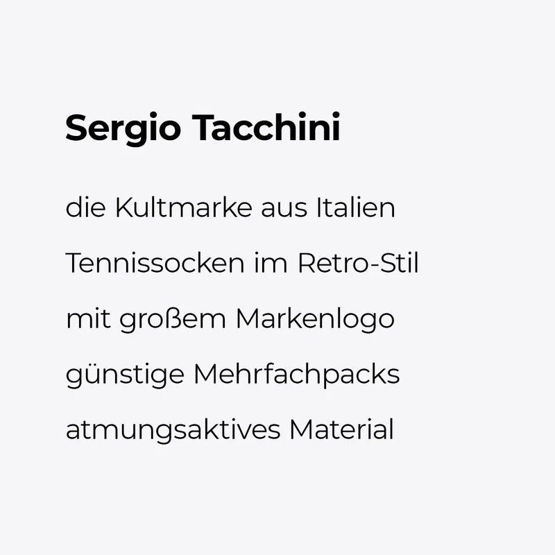 Sergio Tacchini 3er Pack graue Sneakersocken Herren